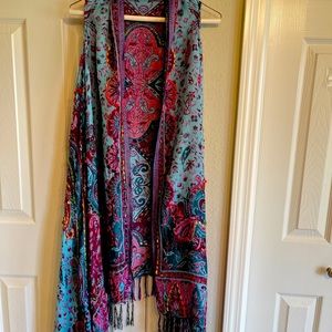 Paisley BoHo Embroidered Vest